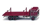 Wiking H0 Volvo F88 Rungenpritschen-LKW, weinrot