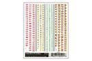 Woodland Decals Buchstaben Tuscan + Playbill