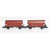 Aare Valley Models N BLS Getreidewagen-Set Tgpps, braun, 2-tlg.