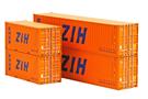 ACME H0 20' und 40'-Container-Set ZIH, 4-tlg.