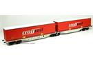 ACME H0 AAE Doppel-Containerwagen Sggmrss ’90 Crossrail 2. Betriebsnummer (SoSe CH)