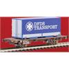 ACME H0 DSB Containertragwagen Lgmns, DFDS Transport, Ep. V
