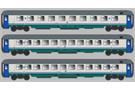 ACME H0 FS Reisezugwagen-Set UIC-X 1997R, XMPR, Ep. V-VI, 3-tlg.