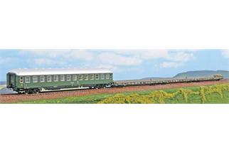 ACME H0 Hupac Wagenset Rollende Landstrasse, Bcm + 3 Saadkms, Ep. V, 4-tlg.