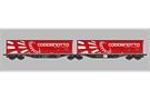 ACME H0 PKP Cargo Doppel-Containertragwagen Sggmrss 90', Codognotto, Ep. VI