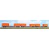 ACME H0 Touax Containertragwagen-Set 1 Sgns 60', Dinazzano Po, Ep. V-VI, 3-tlg.