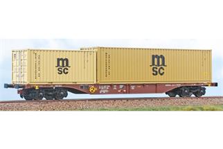 ACME H0 Touax Containertragwagen Sgnss 60', MSC, Ep. V-VI