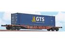 ACME H0 Touax Containertragwagen Sgnss, GTS, Ep. V-VI
