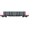 Albert Modell H0 Ermewa Rungenwagen Smnps, schwarz/pink, mit Ladung, Ep. VI