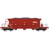 Albert Modell H0 Ermewa Schüttgutwagen Facs, rot, Schotterladung, Ep. VI