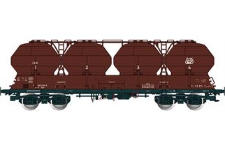 Albert Modell H0 IRR Zementsilowagen Uacs, braun, Ep. IV