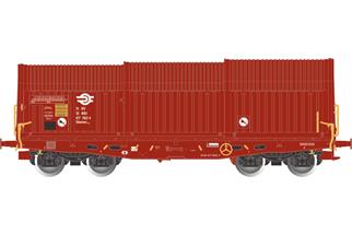 Albert Modell H0 MAV Teleskophaubenwagen Shimmns, braun, Ep. V