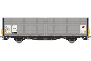 Albert Modell H0 ÖBB Schiebewandwagen Hbbillns, Ep. V