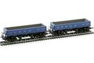 Albert Modell H0 PKP Cargo Seitenkippwagen-Set Fa/Fas, blau, Ep. VI, 2-tlg.