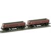 Albert Modell H0 PKP Seitenkippwagen-Set Fa, braun, Ep. V, 2-tlg.