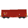 Albert Modell H0 Rail Cargo Hungaria Teleskophaubenwagen Shimms, braun, Ep. VI