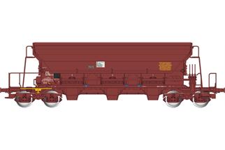 Albert Modell H0 SNCF Schüttgutwagen Tads, braun, Ep. V