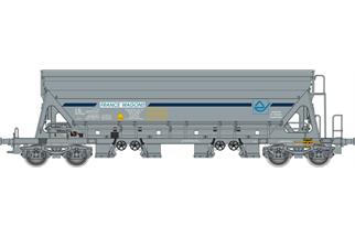 Albert Modell H0 SNCF Schüttgutwagen Tapps, France Wagons, grau, Ep. V