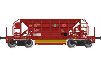 Albert Modell H0 SWIVT Selbstentladewagen Faccpps, rot, Ep. VI