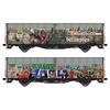 Albert Modell H0 TWA Schiebewandwagen Hbbillns, Graffiti - Milliardäre bekämpfen, Ep. VI