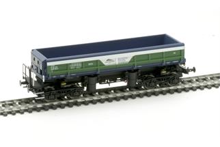 Albert Modell H0 ZOS Zvolen Seitenkippwagen Uas, blau/grün, Ep. VI