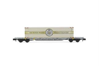 Arnold N AAE Containertragwagen Sgnss, 45'-Container Warsteiner, Ep. V