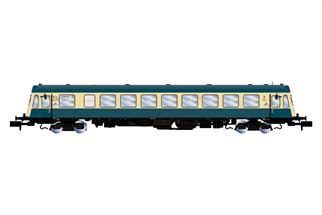 Arnold N DB Dieseltriebwagen BR 627.0, ozeanblau/beige, Ep. IV