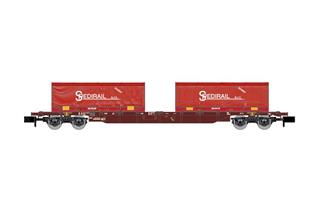 Arnold N FS Containerwagen Sgnss, 2x22'-Container Spedirail, Ep. VI