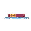 Arnold N RENFE Containertragwagen, 1x45' Container ECS BULK, Ep. VI