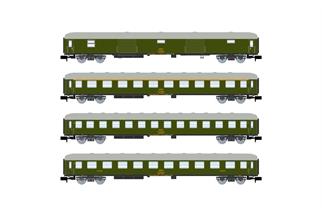 Arnold N RENFE Reisezugwagen-Set, grün, Ep. IV, 4-tlg.