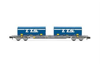 Arnold N SNCF Containertragwagen Sgnss, 2x22'-Coil-Container TTS, Ep. V