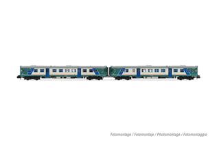 Arnold N (Sound) FS Dieseltriebwagen-Set ALn.668 Serie 1000, Ep. V-VI, 2-tlg.