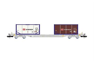 Arnold TT SNCF Containertragwagen, 2x20' DB Schenker, Ep. VI