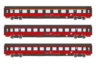 ASM N ÖBB Reisezug-Wagenset 1 EC 64 Mozart, Ep. V, 3-tlg. ASM N ÖBB Reisezug-Wagenset 1 EC 64 Mozart, Ep. V, 3-tlg.