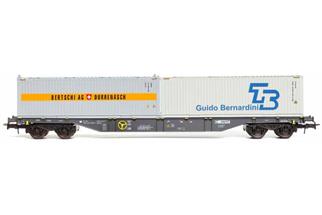 B-Models H0 CEMAT Containertragwagen Sgns, 2x 30'-Bulk Container Bertschi/Guido Bernardini