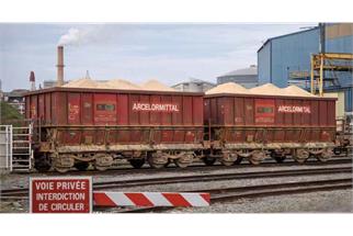 B-Models H0 Ermewa Selbstentladewagen-Set, ARCELOR MITTAL, 2-tlg.