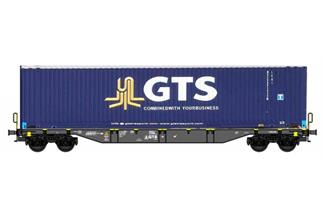 B-Models H0 GTS Containertragwagen Sgns, Swap Body GTS