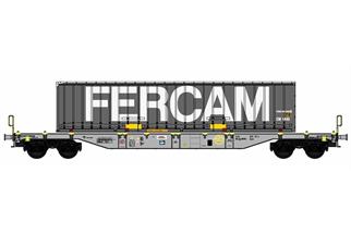 B-Models H0 Hupac Containertragwagen Sgns, Fercam