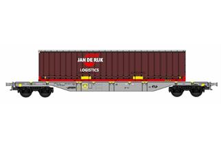 B-Models H0 NS Containertragwagen Sgns, Jan de Rijk