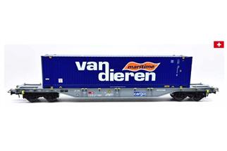 B-Models H0 SBB Cargo Containertragwagen Sgns, Van Dieren Maritime