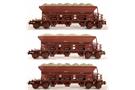B-Models H0 SNCB Schotterwagen-Set, Schotterladung, Ep. IV, 3-tlg.
