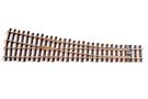 Bemo 0m Weiche rechts 1:5.5 10.3°, R 1200 mm, 371.7 mm