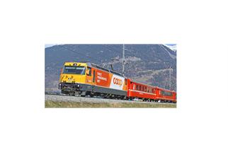 Bemo H0 (AC Digital) RhB Elektrolok Ge 4/4 III 641 Maienfeld, Coop