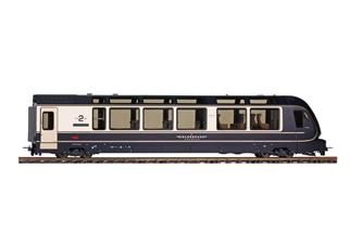 Bemo H0 (DC) MOB Panorama-Steuerwagen ABst 381, GoldenPass Express GPX