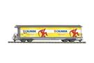 Bemo H0 RhB Schiebewandwagen Haiqq-uy 5161, Calanda Bräu