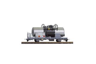 Bemo H0m MGB Kesselwagen Uhk 2872, silber verwittert