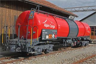 Bemo H0m MGB Knickkesselwagen Uah 2882, Alpin Cargo