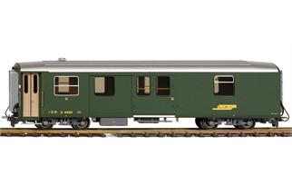 Bemo H0m RhB Gepäckwagen D 4226, grün