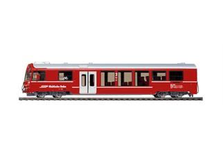 Bemo H0m RhB Steuerwagen BDt 1755 NEVA Retica, rot