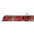 Bemo H0m RhB Zweistromtriebzug ABe 8/12 3507 Benedetg Fontana, rot, 3-tlg.